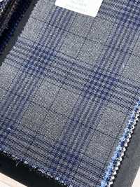 CR6617 CARNET a quadri grigio x blu navy a 3 fili[Tessuti] HOSOI SYOJI Immagini aggiuntive