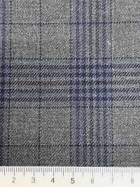CR6617 CARNET a quadri grigio x blu navy a 3 fili[Tessuti] HOSOI SYOJI Immagini aggiuntive