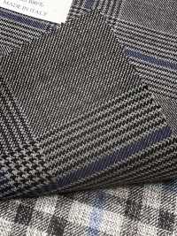 CR6619 CARNET Quadri grigi e blu[Tessuti] HOSOI SYOJI Immagini aggiuntive