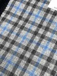 CR6620 CARNET Quadri grigi e blu[Tessuti] HOSOI SYOJI Immagini aggiuntive