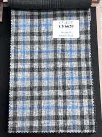 CR6620 CARNET Quadri grigi e blu[Tessuti] HOSOI SYOJI Immagini aggiuntive