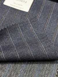 RD5654 REDA Blu navy x righe marroni[Tessile] HOSOI SYOJI Immagini aggiuntive