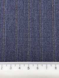 RD5654 REDA Blu navy x righe marroni[Tessile] HOSOI SYOJI Immagini aggiuntive