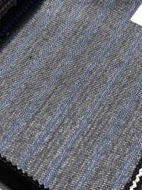 RD5655 REDA Grigio × Righe blu[Tessile] HOSOI SYOJI Immagini aggiuntive