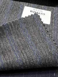 RD5655 REDA Grigio × Righe blu[Tessile] HOSOI SYOJI Immagini aggiuntive