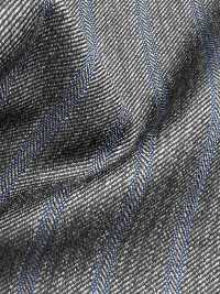 RD5655 REDA Grigio × Righe blu[Tessile] HOSOI SYOJI Immagini aggiuntive