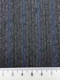 RD5655 REDA Grigio × Righe blu[Tessile] HOSOI SYOJI Immagini aggiuntive