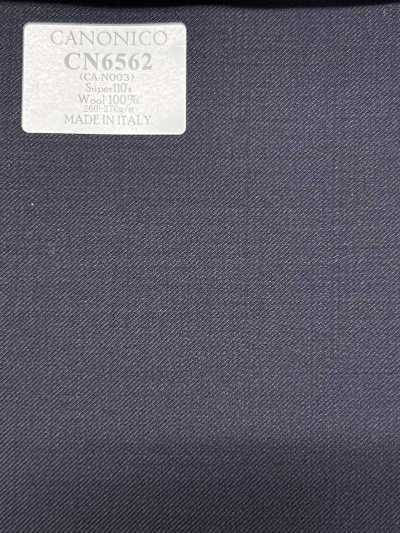 CN6562 CANONICO Super110's blu navy scuro tinta unita