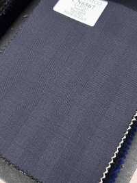 CN6567 CANONICO Super110's Righe blu navy scuro[Tessuti] HOSOI SYOJI Immagini aggiuntive