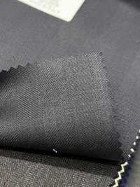 CN6567 CANONICO Super110's Righe blu navy scuro[Tessuti] HOSOI SYOJI Immagini aggiuntive