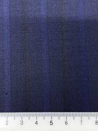 CN6570 CANONICO Super 110's a righe blu navy[Tessuti] HOSOI SYOJI Immagini aggiuntive