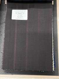 CN6571 CANONICO Super110's Riga bordeaux[Tessuti] HOSOI SYOJI Immagini aggiuntive