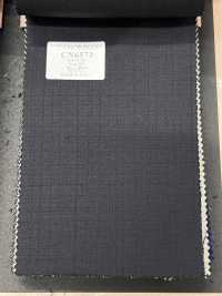 CN6573 CANONICO Super 110's quadri blu navy scuro[Tessuti] HOSOI SYOJI Immagini aggiuntive