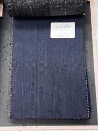 CN5577 CANONICO Super110's a righe blu navy[Tessuti] HOSOI SYOJI Immagini aggiuntive