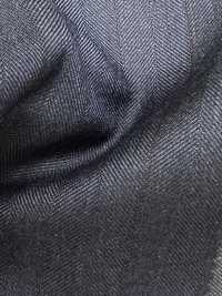 CN5580 CANONICO Super110's Blu navy × righe marroni[Tessuti] HOSOI SYOJI Immagini aggiuntive