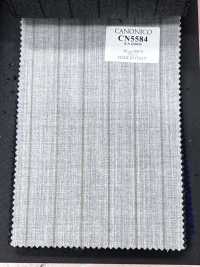 CN5584 CANONICO Super 110's a righe grigio chiaro e beige[Tessile] HOSOI SYOJI Immagini aggiuntive