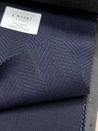 CN5587 CANONICO Super110's Quadri blu navy[Tessile] HOSOI SYOJI Immagini aggiuntive