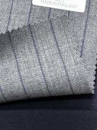 AF5546 Alfred Brown Riga grigia × blu navy[Tessuti] HOSOI SYOJI Immagini aggiuntive