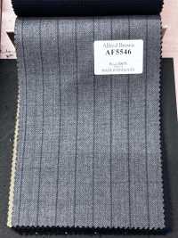 AF5546 Alfred Brown Riga grigia × blu navy[Tessuti] HOSOI SYOJI Immagini aggiuntive