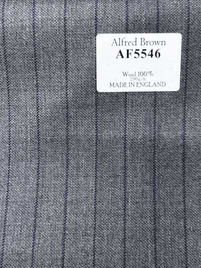 AF5546 Alfred Brown Riga grigia × blu navy