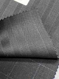 MR3593 MARZOTTO Super110's rigato nero[Tessile] HOSOI SYOJI Immagini aggiuntive