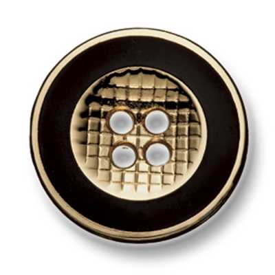 335 Bottoni in metallo di fabbricazione giapponese per abiti e giacche Oro/Nero