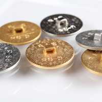 535 Bottoni In Metallo Per Abiti Domestici E Giacche Oro / Nero[Pulsante] Yamamoto(EXCY) Sottofoto