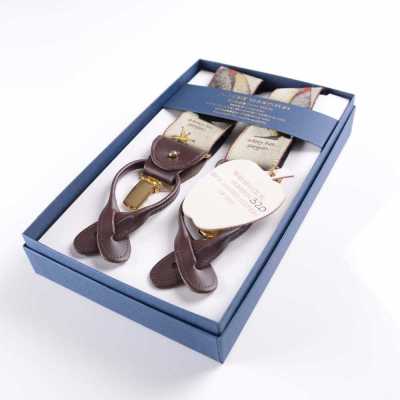 AT-2150 Albert Thurston Bretelle Edizione Limitata 40mm Motivo Pinguini[Accessori formali] ALBERT THURSTON Immagini aggiuntive