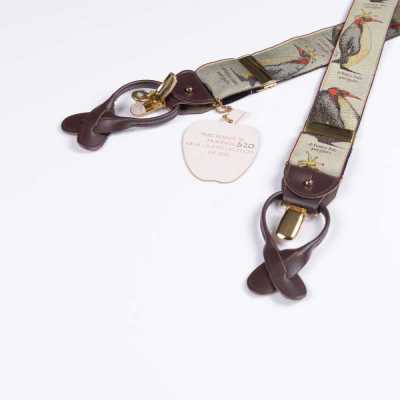 AT-2150 Albert Thurston Bretelle Edizione Limitata 40mm Motivo Pinguini[Accessori formali] ALBERT THURSTON Immagini aggiuntive