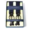 AT-2313-NV Albert Thurston Bretelle Pin Dot Pattern 35MM Blu Navy