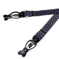 AT-2387-NV Bretelle Albert Thurston, fantasia piccola, 35MM, blu navy[Accessori formali] ALBERT THURSTON Immagini aggiuntive