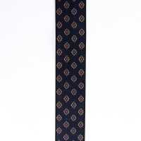 AT-2387-NV Bretelle Albert Thurston, fantasia piccola, 35MM, blu navy[Accessori formali] ALBERT THURSTON Immagini aggiuntive