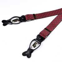 AT-2387-WI Bretelle Albert Thurston fantasia piccola 35MM bordeaux[Accessori formali] ALBERT THURSTON Immagini aggiuntive