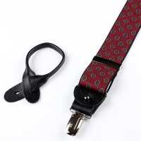 AT-2387-WI Bretelle Albert Thurston fantasia piccola 35MM bordeaux[Accessori formali] ALBERT THURSTON Immagini aggiuntive