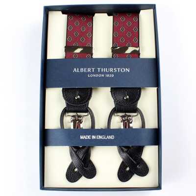 AT-2387-WI Bretelle Albert Thurston fantasia piccola 35MM bordeaux