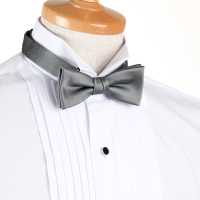 BF-508 Cravatta A Farfalla Usata In Seta Con Etichetta A Scialle In Materiale Di Alta Qualità Grigia[Accessori Formali] Yamamoto(EXCY) Sottofoto