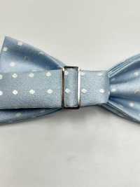 BF-973 Papillon Di Seta Giapponese Con Pois Blu Saxe[Accessori Formali] Yamamoto(EXCY) Sottofoto