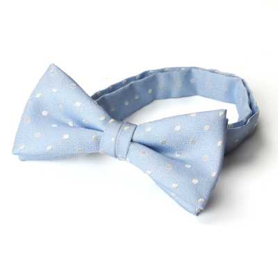 BF-973 Papillon in seta a pois blu sax realizzato in Giappone