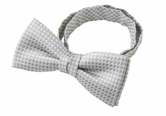 BF-985 Papillon in seta giapponese, motivo Kanoko, grigio chiaro