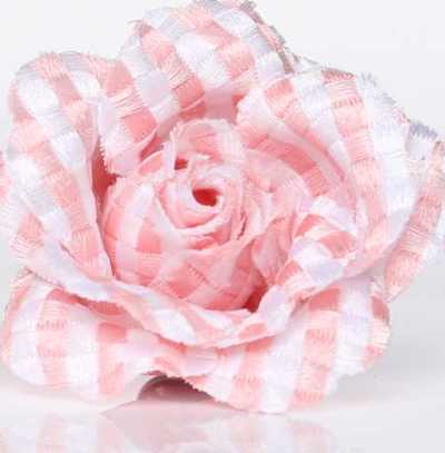 BTA-20 Prodotto in Giappone Boutonniere jacquard a quadretti gingham rosa