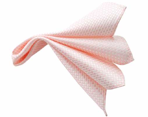 CF-984 Fazzoletto da taschino in seta di fabbricazione giapponese, motivo Kanoko, rosa