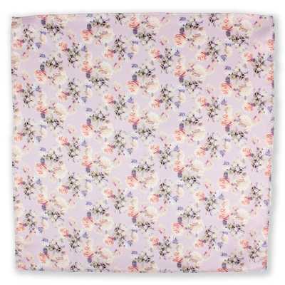 CF-ROSE-PI Pochette in seta stampata rosa