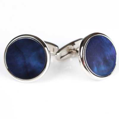 E-4-C Gemelli a conchiglia rivestiti di colore, blu navy