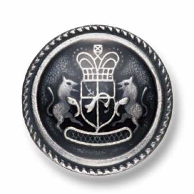EX236 Bottoni in metallo di fabbricazione giapponese per abiti e giacche, argento