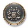 EX239 Bottone in metallo Made in Japan per completi e giacche, oro