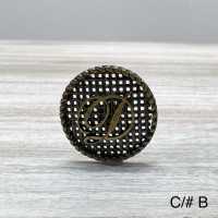 EX705 Bottoni In Metallo A Rete Per Abiti Domestici E Giacche[Pulsante] Yamamoto(EXCY) Sottofoto