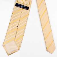 HVN-07 VANNERS Tessuto Usato Fatto A Mano Cravatta A Righe Motivo Oro[Accessori Formali] Yamamoto(EXCY) Sottofoto