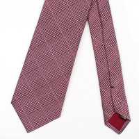 HVN-17 Cravatta Fatta A Mano Con Tessuto VANNERS Glen Plaid Vino Rosso[Accessori formali] Yamamoto(EXCY) Immagini aggiuntive
