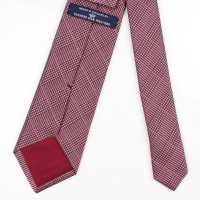 HVN-17 Cravatta Fatta A Mano Con Tessuto VANNERS Glen Plaid Vino Rosso[Accessori formali] Yamamoto(EXCY) Immagini aggiuntive