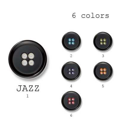 JAZZ Bottone Tanuki-hole prodotto in Giappone per completi e giacche